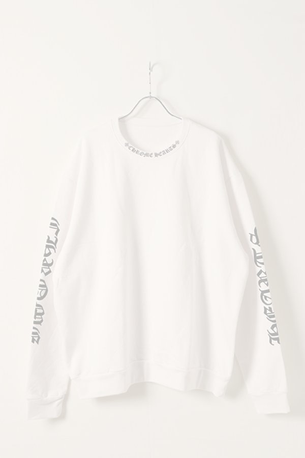 画像1:   CHROME HEARTS クロムハーツ スウェット {-BDS}  :CH202403-03-WHT-L  (1)