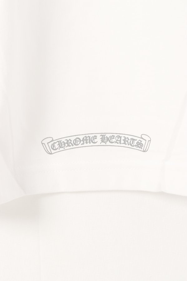 画像3:   CHROME HEARTS クロムハーツ ショートスリーブTシャツ {-BDS}  :CH202403-08-WHT  (3)