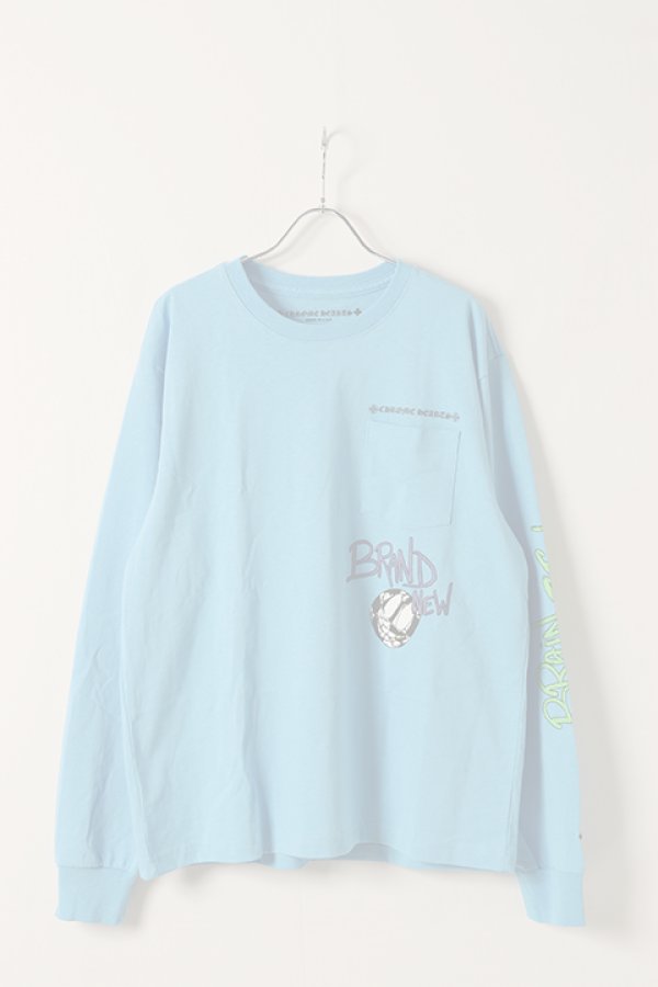 画像5:   CHROME HEARTS クロムハーツ ロングスリーブTシャツ {-BDS}  :CH202403-13-SAX-L  (5)