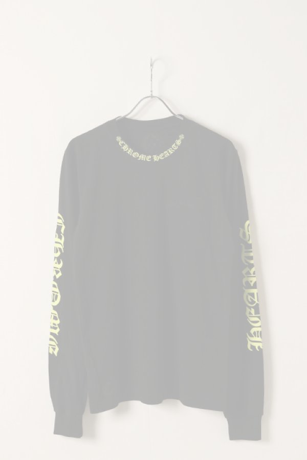 画像1:   CHROME HEARTS クロムハーツ ロングスリーブTシャツ {-BDS}  :CH202403-15-BLK-M  (1)