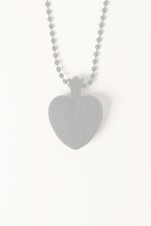 画像3:   CHROME HEARTS クロムハーツ ハートネックレス {-BDS}  :CH202403-20-BLK-F  (3)