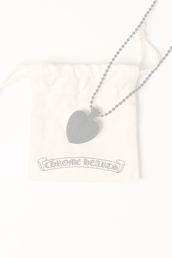 画像5:   CHROME HEARTS クロムハーツ ハートネックレス {-BDS}  :CH202403-20-BLK-F  (5)