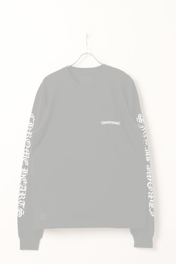 画像1:   CHROME HEARTS クロムハーツ ロングスリーブTシャツ {408129112******564-BDA}  :CH202410-02-BLK-L  (1)