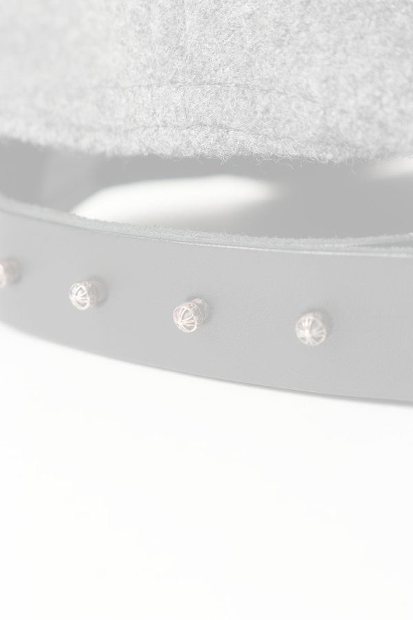 画像9:   CHROME HEARTS クロムハーツ ウール キャップ CHレザーパッチ {-BDA}  :CH202411-01-GRY-F  (9)