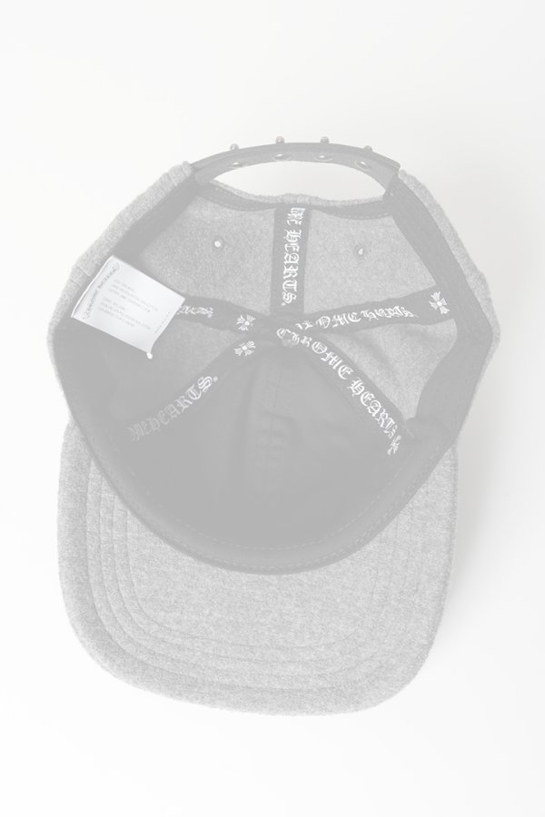 画像12:   CHROME HEARTS クロムハーツ ウール キャップ CHレザーパッチ {-BDA}  :CH202411-01-GRY-F  (12)