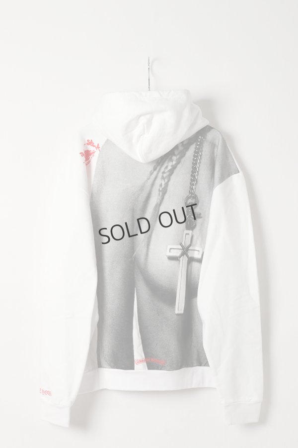 画像5: {SOLD}★海外買付 新品 インボイス付 CHROME HEARTS クロムハーツ ローリーリンスタークプルオーバーパーカー Laurie Lynn Stark Love You Photo Hoodie{408205573WHT***735-BES} (5)