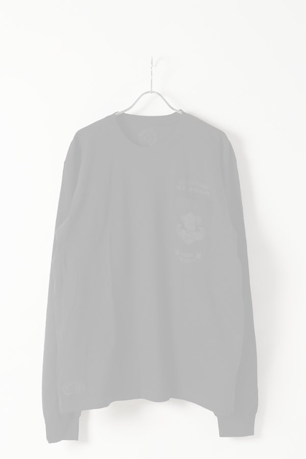 画像1:  {SOLD} CHROME HEARTS クロムハーツ 【パリ限定】BSフレアプリント長袖カットソー Paris 18 AV. Montaigne L/S Tee  {408129112BLK***760-BES}  :CH202501-02-BLK  (1)