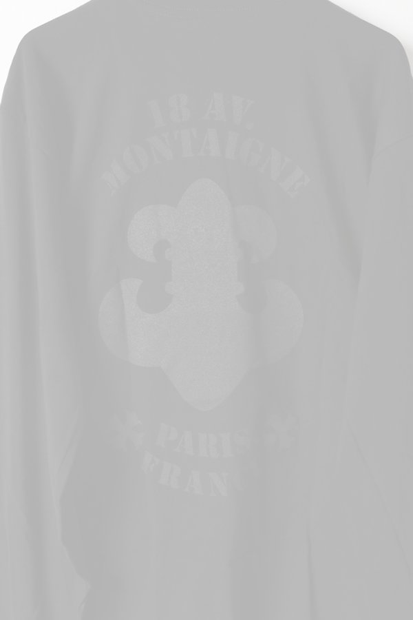 画像6:  {SOLD} CHROME HEARTS クロムハーツ 【パリ限定】BSフレアプリント長袖カットソー Paris 18 AV. Montaigne L/S Tee  {408129112BLK***760-BES}  :CH202501-02-BLK  (6)