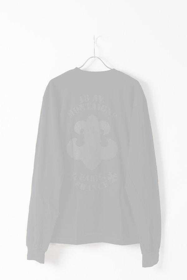 画像7:  {SOLD} CHROME HEARTS クロムハーツ 【パリ限定】BSフレアプリント長袖カットソー Paris 18 AV. Montaigne L/S Tee  {408129112BLK***760-BES}  :CH202501-02-BLK  (7)