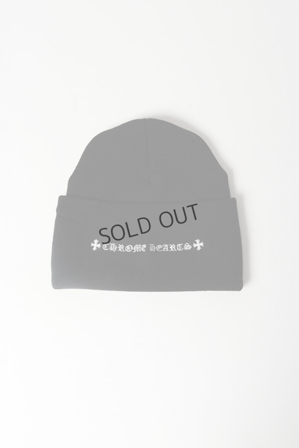 画像2: {SOLD}★海外買付 新品 インボイス付 CHROME HEARTS クロムハーツ CHロゴビーニー CH Logo Beanie ニット帽{304053702BLKXXX316-BES} (2)
