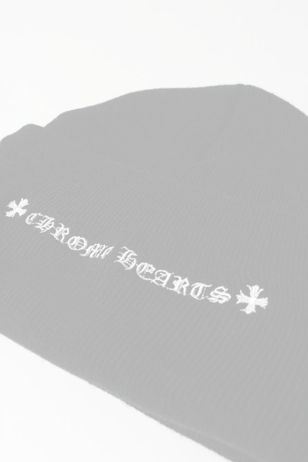画像4:   CHROME HEARTS クロムハーツ HAT-WATCH CAP-ACRYLIC／CH ワッチキャップ {304053702BLKXXX316}  :CH202501-03-BLK-F  (4)