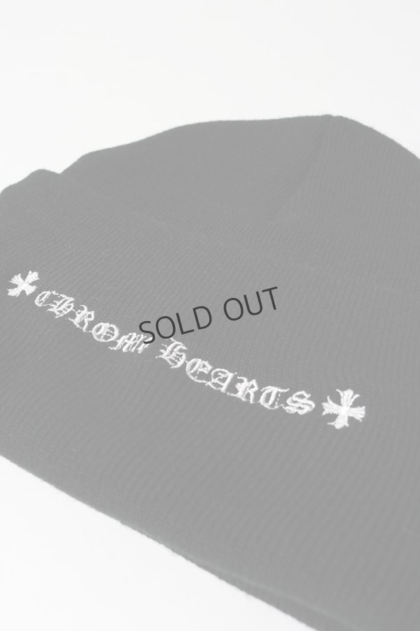画像4: {SOLD}★海外買付 新品 インボイス付 CHROME HEARTS クロムハーツ CHロゴビーニー CH Logo Beanie ニット帽{304053702BLKXXX316-BES} (4)