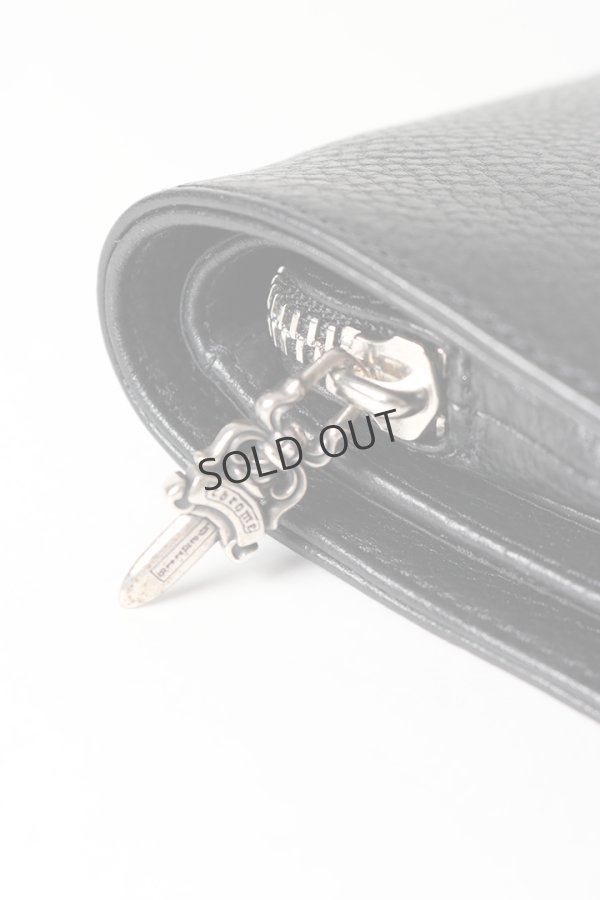 画像3: {SOLD}★海外買付 新品 インボイス付 CHROME HEARTS クロムハーツ ジョーイレザーウォレット Joey Leather Wallet{-BES} (3)