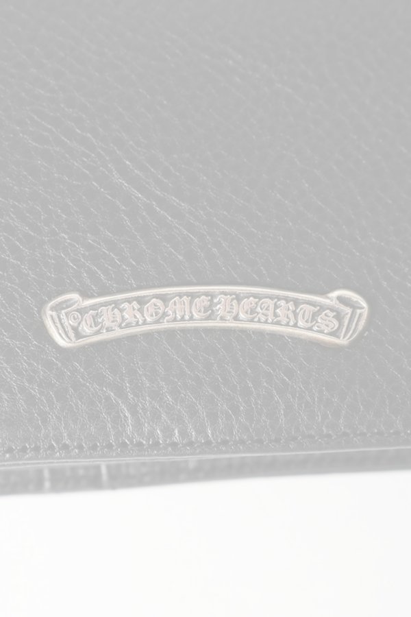 画像4:   CHROME HEARTS クロムハーツ ジョーイレザーウォレット Joey Leather Wallet {-BES}  :CH202501-06-BLK-F  (4)