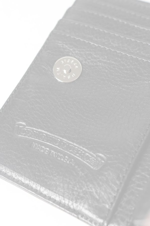 画像6:   CHROME HEARTS クロムハーツ ジョーイレザーウォレット Joey Leather Wallet {-BES}  :CH202501-06-BLK-F  (6)