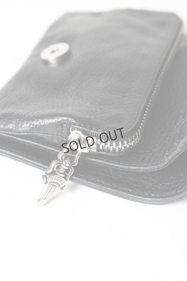 画像7: {SOLD}★海外買付 新品 インボイス付 CHROME HEARTS クロムハーツ ジョーイレザーウォレット Joey Leather Wallet{-BES} (7)