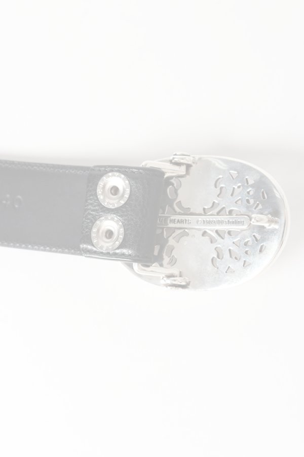 画像4:   CHROME HEARTS クロムハーツ クラシックオーバルクロスバックルベルト1.5 {-BES}  :CH202501-07-BLK-F  (4)