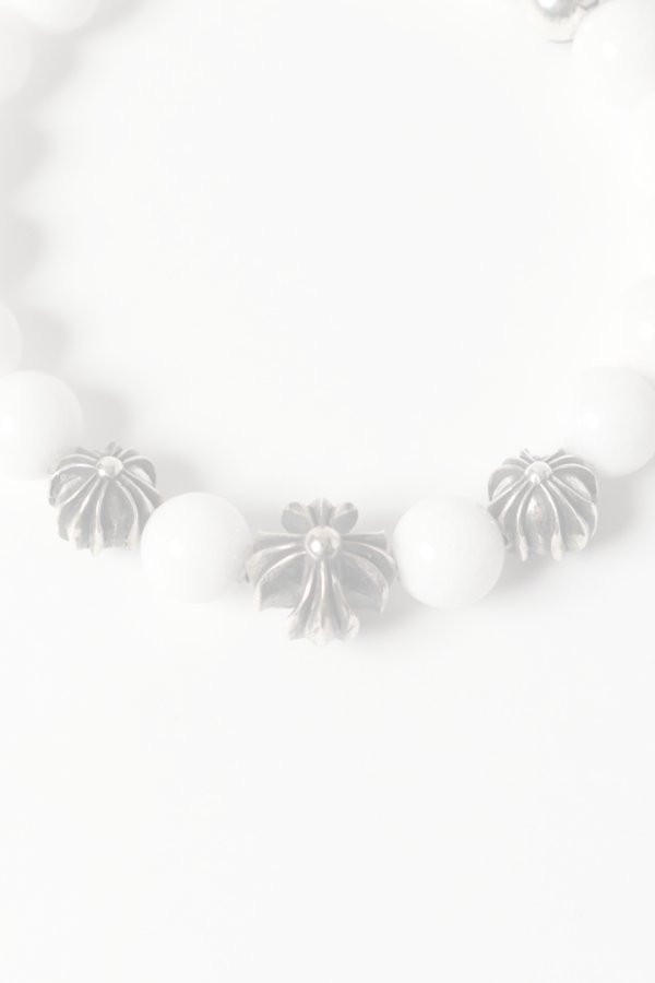 画像2:  {SOLD} CHROME HEARTS クロムハーツ CHプラス ビーズブレスレット {-BES}  :CH202501-08-WHT-F  (2)
