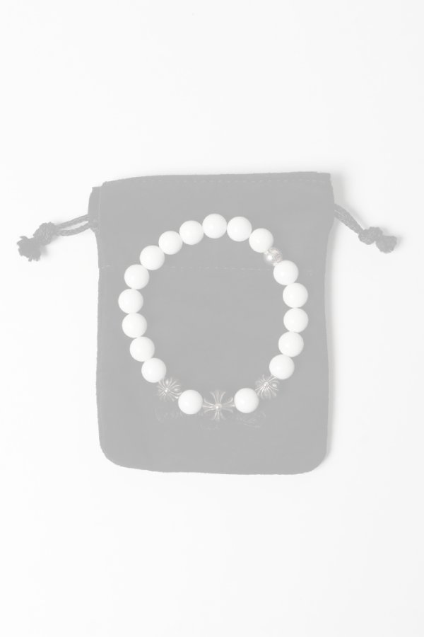 画像6:  {SOLD} CHROME HEARTS クロムハーツ CHプラス ビーズブレスレット {-BES}  :CH202501-08-WHT-F  (6)