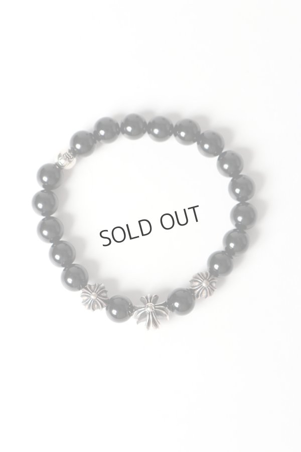 画像4: {SOLD}★海外買付 新品 インボイス付 CHROME HEARTS クロムハーツ CHプラス ビーズブレスレット{-BES} (4)