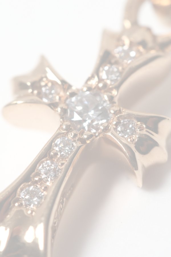 画像3:  {SOLD} CHROME HEARTS クロムハーツ CHクロス ベビーファット パヴェダイヤチャーム ゴールド {-BES}  :CH202501-11-GLD-F  (3)