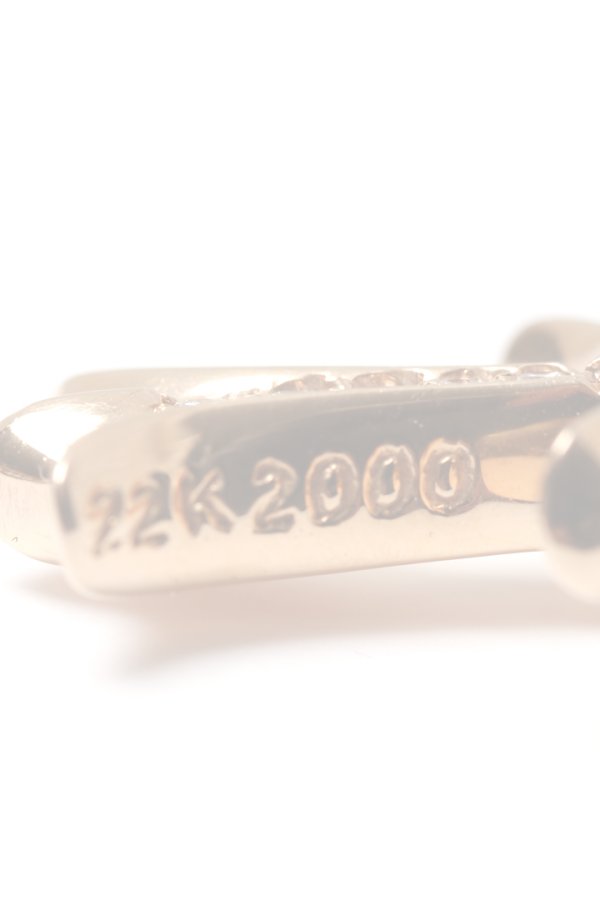 画像4:   CHROME HEARTS クロムハーツ CHARM-TINY CH CROSS／タイニーCHクロス パヴェダイヤチャーム ゴールド {-BES}  :CH202501-12-GLD-F  (4)