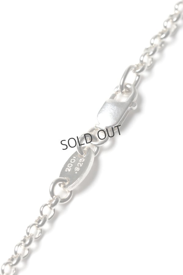 画像2: {SOLD}★海外買付 新品 インボイス付 CHROME HEARTS クロムハーツ ロールチェーン シルバー 20インチ{-BES} (2)