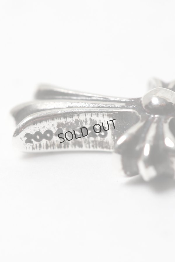 画像5: {SOLD}★海外買付 新品 インボイス付 CHROME HEARTS クロムハーツ CHクロス ベビーファット パヴェブラックダイヤチャーム シルバー{-BES} (5)