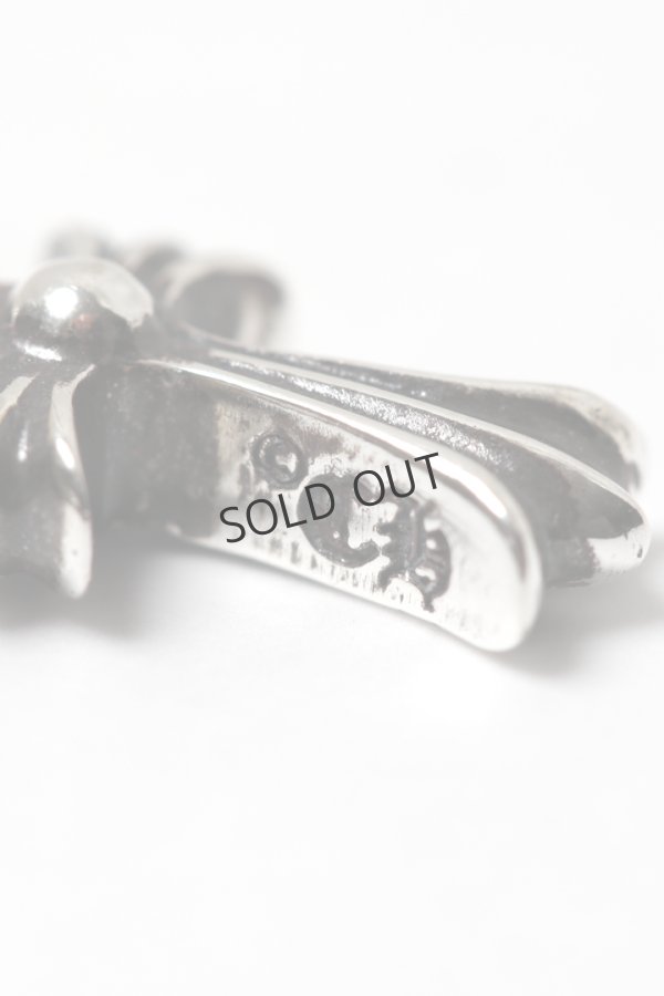 画像6: {SOLD}★海外買付 新品 インボイス付 CHROME HEARTS クロムハーツ CHクロス ベビーファット パヴェブラックダイヤチャーム シルバー{-BES} (6)