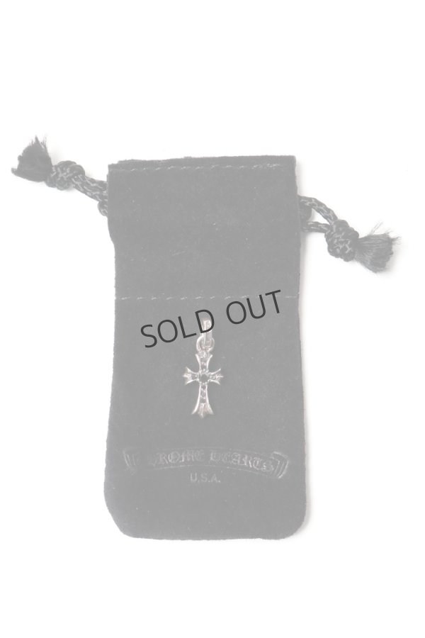 画像7: {SOLD}★海外買付 新品 インボイス付 CHROME HEARTS クロムハーツ CHクロス ベビーファット パヴェブラックダイヤチャーム シルバー{-BES} (7)