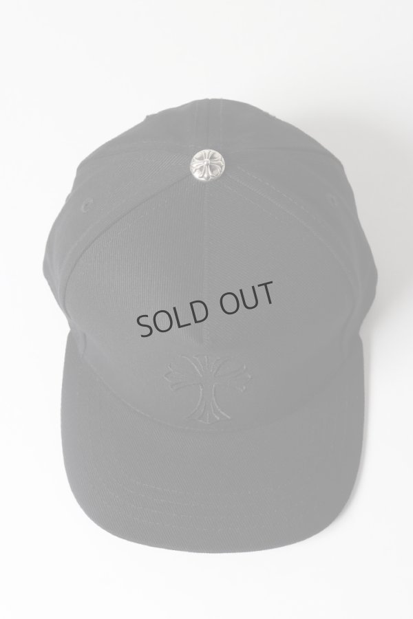 画像3: {SOLD}★海外買付 新品 インボイス付 CHROME HEARTS クロムハーツ CHクロス刺繍 デニムベースボールCAP-{BES} (3)