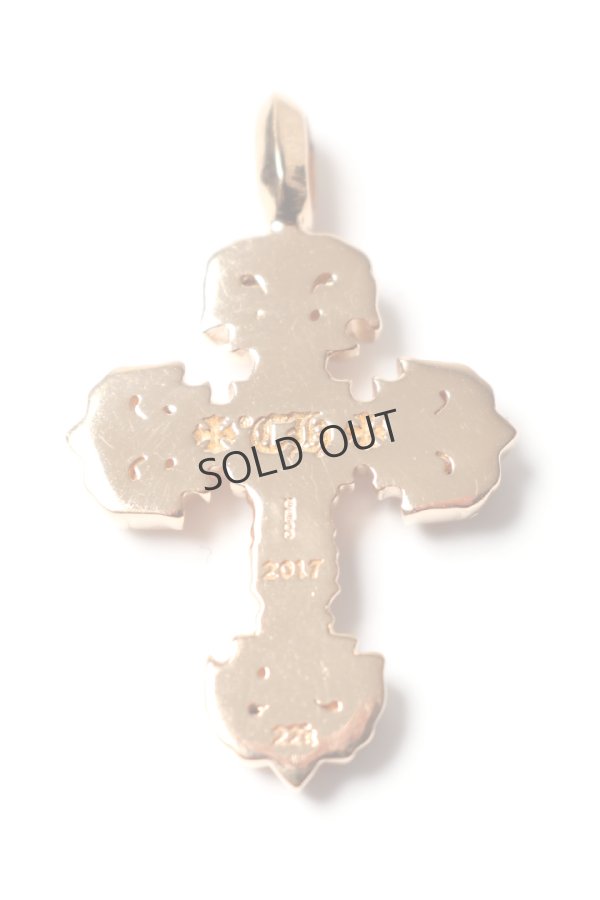 画像5: {SOLD}★海外買付 新品 インボイス付 CHROME HEARTS クロムハーツ フィリグリークロス パヴェダイヤモンドチャーム ゴールド{-BES} (5)