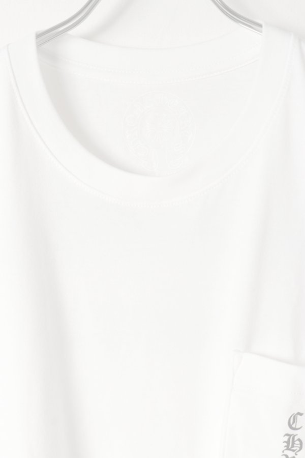 画像4:  {SOLD} CHROME HEARTS クロムハーツ スクロール Osakaロゴ ショートスリーブTシャツ {408129111WHT1XL832-BES}  :CH202505-01-WHT-XL  (4)