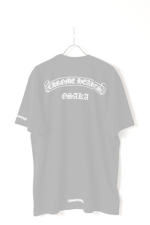 画像1:  {SOLD} CHROME HEARTS クロムハーツ スクロール Osakaロゴ ショートスリーブTシャツ {408129111BLK1XL831-BES}  :CH202505-02-BLK-XL  (1)