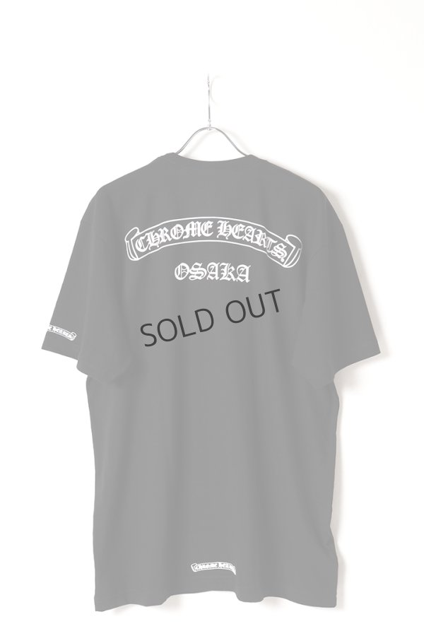 画像1: {SOLD}★新品 インボイス付 CHROME HEARTS クロムハーツ スクロール Osakaロゴ ショートスリーブTシャツ{408129111BLK1XL831-BES} (1)