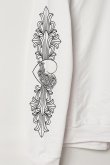 画像7: ★新品 CHROME HEARTS クロムハーツ フローラル クロス CHハート LOVE YOU クルーネック スウェットシャツ{-BES} (7)