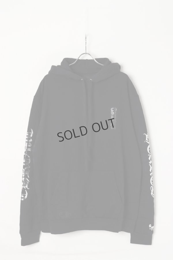 画像2: {SOLD}★新品 CHROME HEARTS クロムハーツ 1988オンライン限定袖ロゴプリントプルオーバーパーカー{-BEA} (2)
