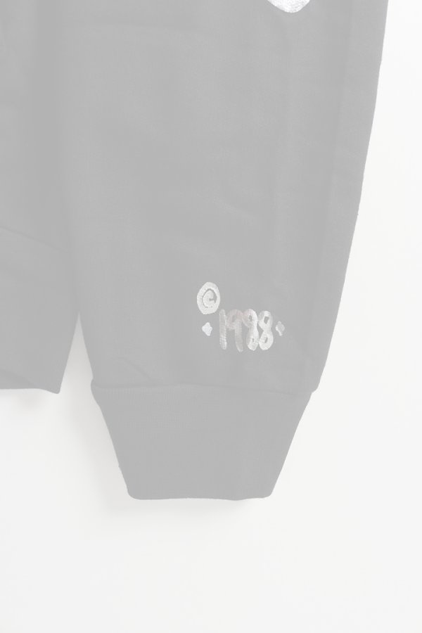 画像8:   CHROME HEARTS クロムハーツ 1988オンライン限定袖ロゴプリントプルオーバーパーカー {-BEA}  :CH202508-01-BLK  (8)