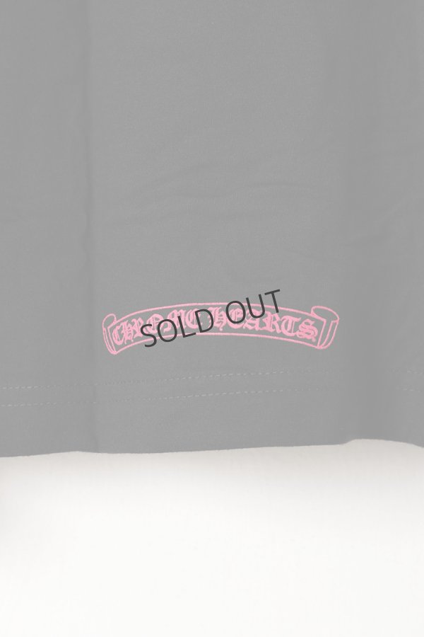 画像6: {SOLD}★新品 CHROME HEARTS ロングスリーブ ポケットクルーネックTシャツ ブラック×ピンク{-BEA} (6)