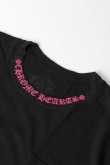 画像9: CHROME HEARTS ロングスリーブ ポケットクルーネックTシャツ ブラック×ピンク{-BEA} (9)