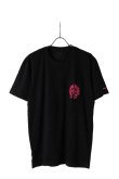 画像1: {SOLD}★新品 インボイス付 CHROME HEARTS クロムハーツ ピンクホースシュー + CHプラス ショートスリーブ ポケット Tシャツ ブラック Pink Horseshoe + CH Plus Pocket Short-Sleeve T-Shirt - Black{408129111******01G-BEA} (1)