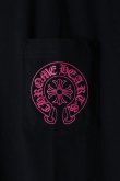 画像4: {SOLD}★新品 インボイス付 CHROME HEARTS クロムハーツ ピンクホースシュー + CHプラス ショートスリーブ ポケット Tシャツ ブラック Pink Horseshoe + CH Plus Pocket Short-Sleeve T-Shirt - Black{408129111******01G-BEA} (4)