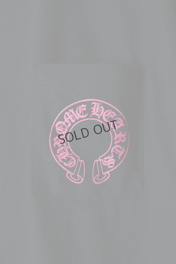 画像4: {SOLD}★新品 CHROME HEARTS クロムハーツ ピンクホースシュー フローラルロングスリーブTシャツ ブラック Pink Horseshoe Floral Long-Sleeve T-Shirt - Black{408129112******01G-BEA} (4)