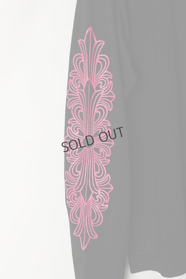 画像5: {SOLD}★新品 CHROME HEARTS クロムハーツ ピンクホースシュー フローラルロングスリーブTシャツ ブラック Pink Horseshoe Floral Long-Sleeve T-Shirt - Black{408129112******01G-BEA} (5)