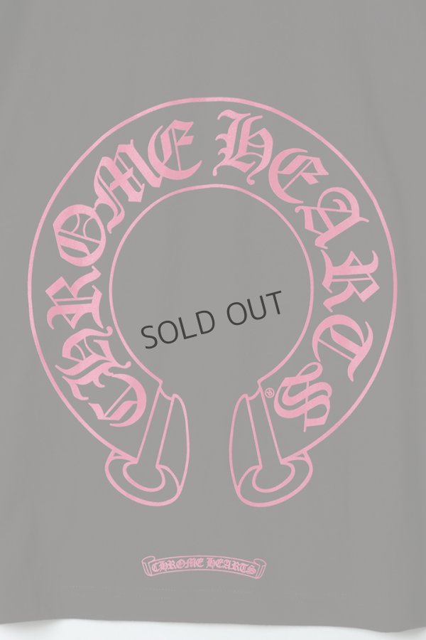 画像8: {SOLD}★新品 CHROME HEARTS クロムハーツ ピンクホースシュー フローラルロングスリーブTシャツ ブラック Pink Horseshoe Floral Long-Sleeve T-Shirt - Black{408129112******01G-BEA} (8)