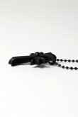 画像3: {SOLD}★新品 インボイス付 CHROME HEARTS クロムハーツ シリコン ラバー CHクロス ボールチェーン ペンダント マットブラック{604175364AHWXXX445-BEA} (3)