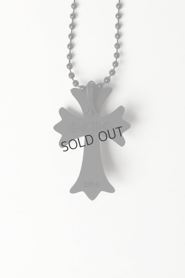 画像5: {SOLD}★新品 インボイス付 CHROME HEARTS クロムハーツ シリコン ラバー CHクロス ボールチェーン ペンダント マットブラック{604175364AHWXXX445-BEA} (5)