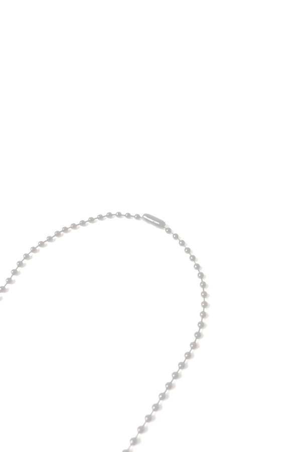 画像7:   CHROME HEARTS クロムハーツ シリコン ラバー CHクロス ボールチェーン ペンダント マットブラック {604175364AHWXXX445-BEA}  :CH202511-06-BLK-F  (7)