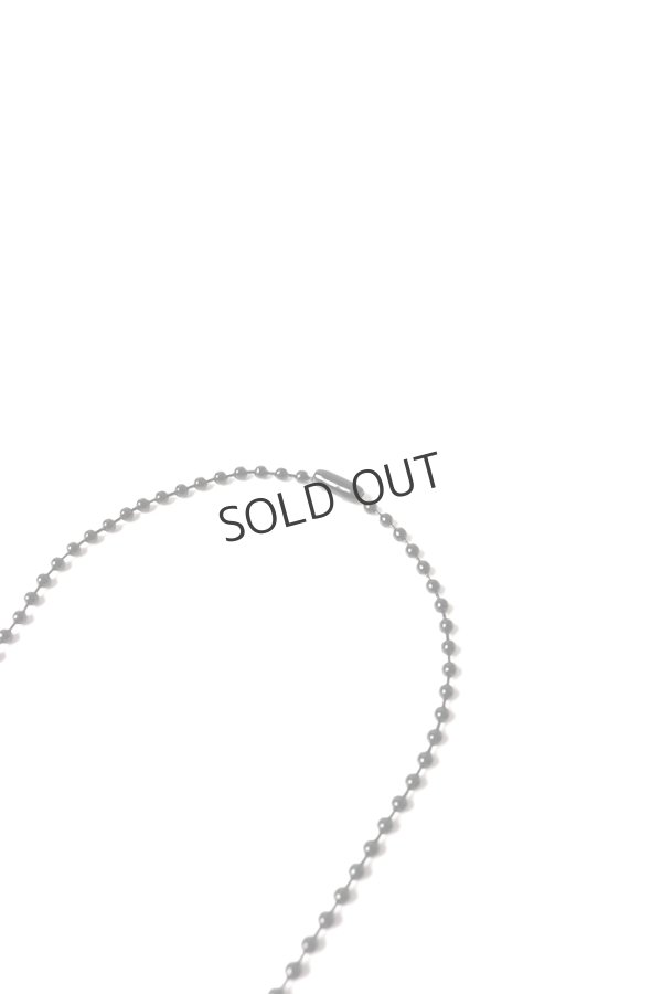 画像7: {SOLD}★新品 インボイス付 CHROME HEARTS クロムハーツ シリコン ラバー CHクロス ボールチェーン ペンダント マットブラック{604175364AHWXXX445-BEA} (7)