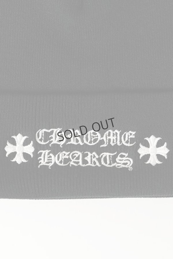 画像3: {SOLD}★新品 インボイス付 CHROME HEARTS クロムハーツ Watch Cap Black{304053702BLKXXX242-BEA} (3)